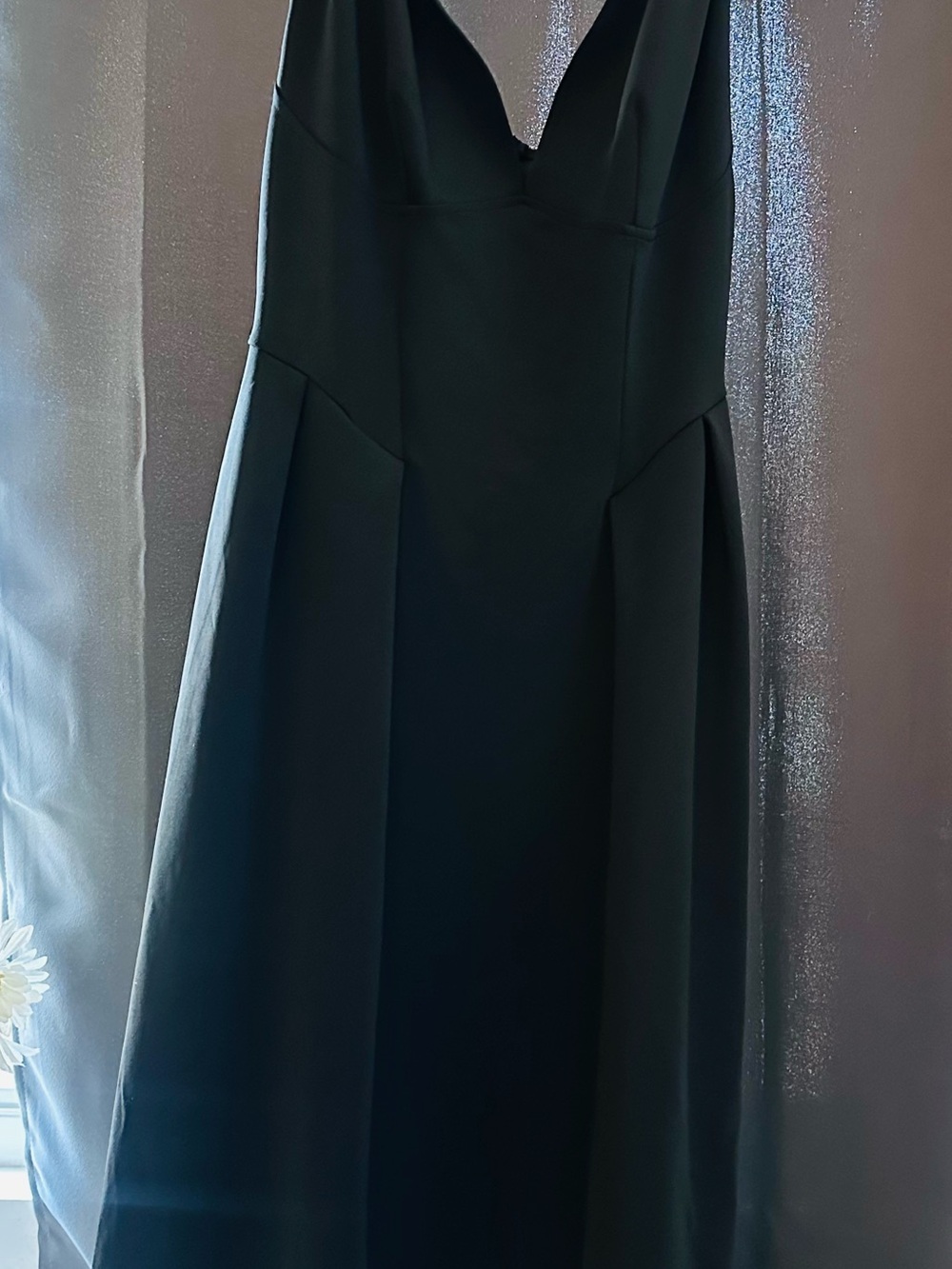 Classic Black V-Neck Women’s Dress